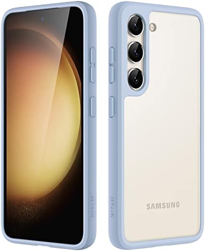 JETech Etui Matowe do Samsung Galaxy S23 5G 6,1 Cala, Matte Case Szczupły Półprzezroczysta Tylna Obudowa, Odporna Odciski Palców (Czarny)