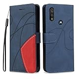 Compatible con Motorola Moto E6i/Moto E6s 2020 - Funda Delgada 2 Tonos con Cuero Suave Tacto y TPU, Ranuras para Tarjetas Compatible con Motorola Moto E6i/Moto E6s 2020 - Funda Delgada 2 Tonos con Cuero Suave Tacto y TPU, Ranuras para Tarjetas