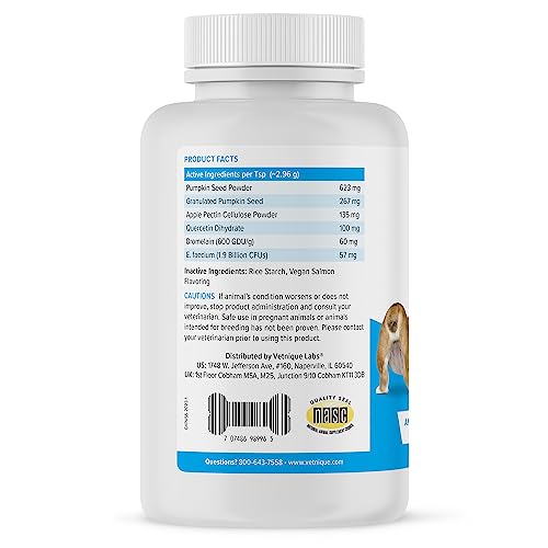 image for Vetnique Labs Glandex Dog Fiber Supplement Powder for Anal Glands with