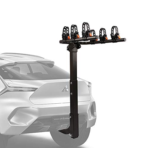 ZESUPER 3-Bike Rack Heavy Duty Bicycle Carrier for Cars, SUVS, Trucks, Vans and Minivans with a 2'' Hitch Receiver Rack Hitch Mount