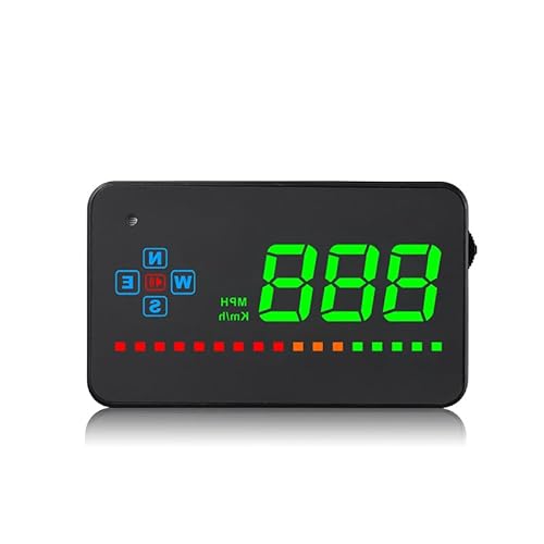 LED Portable Car Display, Speed Projector Car Portable Universal HD HUD Head-Up Display