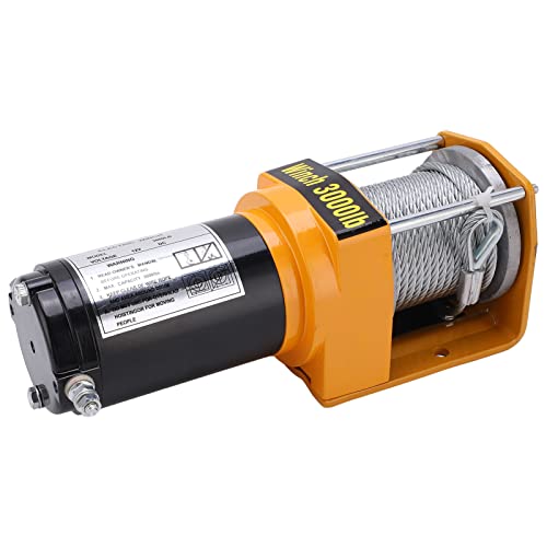 Kit Winch Eléctrico 12V 3000LB con Cuerda 5mmx10m