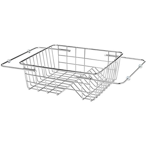 KES Adjustable in Sink Drying Rack Over Sink Dish Drainer SUS304 Stainless Steel, PDR5