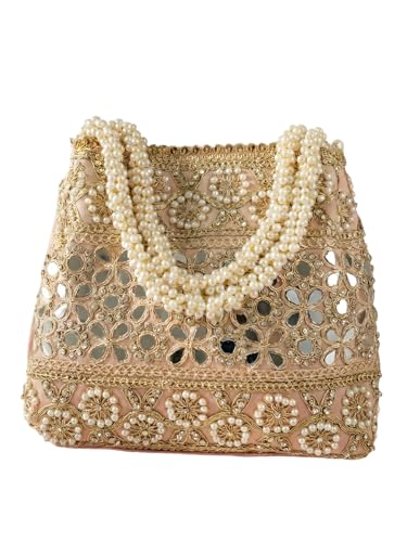 Image of Adiva Potli Handbags For Women | Potli Bags For Ladies For Wedding | Potli Bags For Women | Wedding Bags For Woman | Batwa Potlis Hand Bag | Designer Potli Bag For Ladies For Marriage