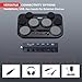 Pyle Electronic Drum Set – 8 Touch-Sensitive Pads, 80 Kits, 110 Songs, USB/MIDI, Headphone Output, Compact Tabletop Electric Drum Kit, Includes Pedals And Sticks, Ideal for Practice And Performance