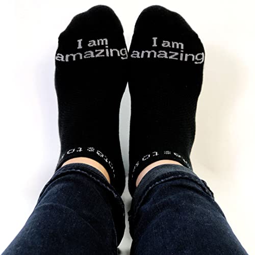 Image of notes to self Socks - Daily Affirmations, Inspirational Socks for girls & boys