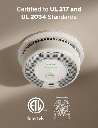 Image of X-Sense Smoke & Carbon Monoxide Alarm, SC06, 5-Pack