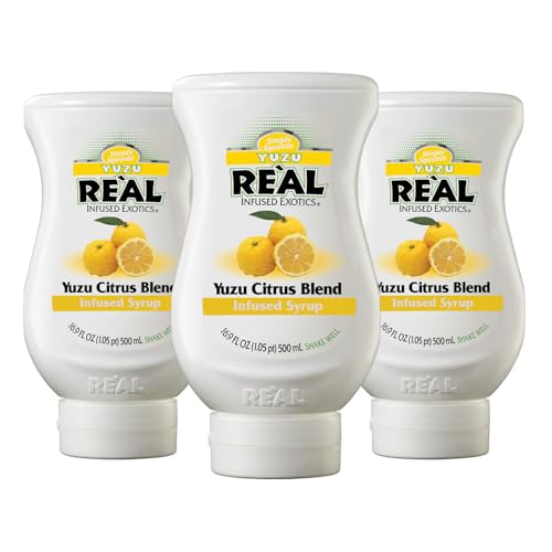 Reàl Infused Exotics Yuzu Citrus Blend Syrup, 16.9 fl oz,