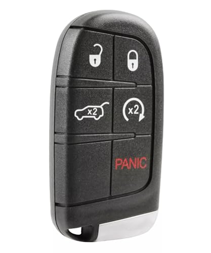 Smart Key for Jeep Grand Cherokee 2014-2020 Alliskeys 5-Button Proximity Key Fob Replacement for Jeep Grand Cherokee 2014-2020 M3N-40821302