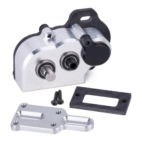 48P Ultralight Portal Transmission Tiny Gearbox with Slipper Pad for 1/10 LCG Chassis Capra SCX10 III