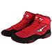 Boxing Shoes Men Fashion Squat Shoes Junior/Youth Wrestling Shoes Breathable Boxers Trainer Casual Weightlifting Boots,Red,4.5