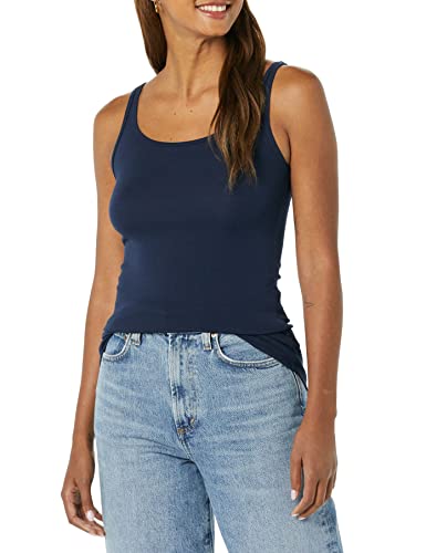Image of Amazon Essentials Women's Slim-Fit Thin Strap Scoop Neck Tank Top