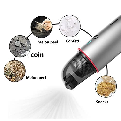 Draadloze Auto-Stofzuiger, Kleine Stofzuiger Voor In De Auto, Geen Warmte, Krachtige Mini-Stofzuiger, Opladen Via USB… - Image 3