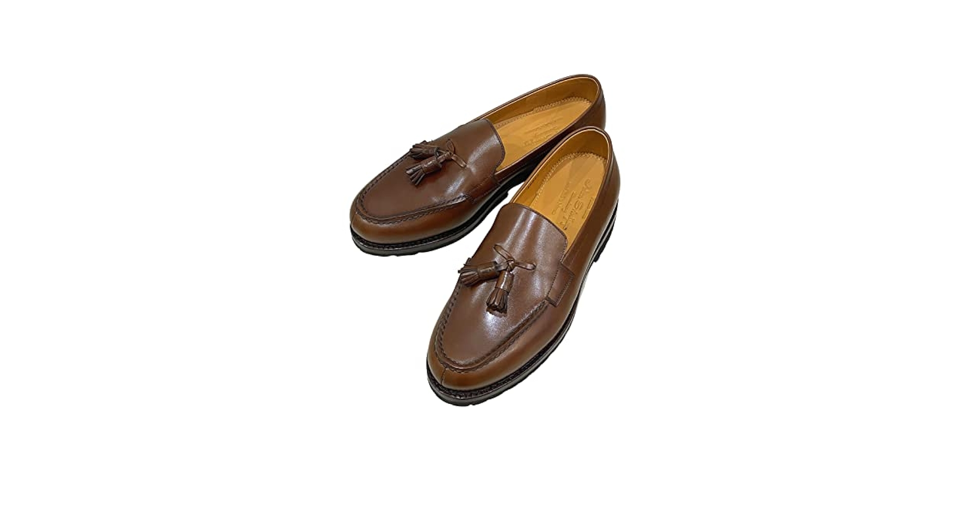 美品 ジャランスリワヤ タッセル ローファー 26cm （7 1/2）ブラウン Jalan Sriwijaya＞タッセル ローファー 19S ドレスシューズ