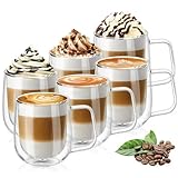 ☕【Qualité Supérieure 】- Fabriqué en verre borosilicate de grande qualité, qui est le meilleur matériau de verre à haute résolution de haute luminosité Caractéristiques du marché. Sans plastique,sans bisphénol A, sans bulles,plus durable et espérance de vie plus longue que le verre commun.Il peut supporter des températures de -20 ℃ à 150 ℃