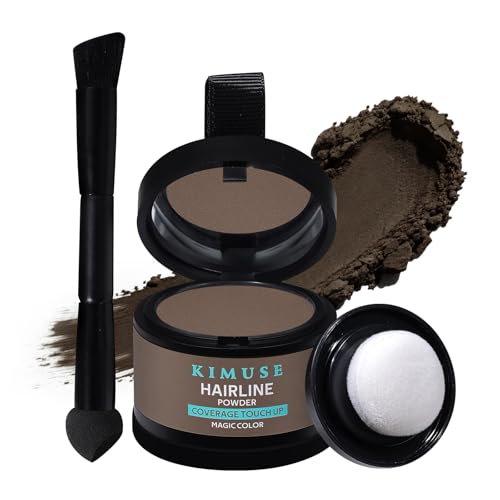 KIMUSE Hairline Powder, Root Touch Up Hair Color, Instantly Conce...