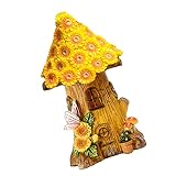 Toyvian 1pc Tree House Decoration Outdoor Decor Outdoor LED Solar Lights Outdoor Table Decor Mushroo