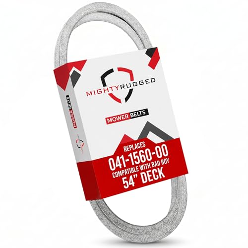 MightyRugged 041-1560-00 Bad Boy 54 Deck Belt Replacement - Belt Length 155.6 - Heavy-Duty Durable Aramid Cord Belt Compatible with CZT ZT Maveric and Magnum Series