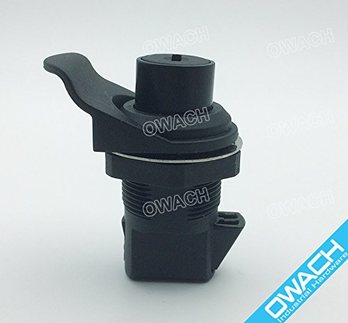 Owach Push Button Latch With Locking For Marine Boat Tool Box, Glovebox, Radio Box, Electronic Box (With Locking, 1 Pack) #TOP7