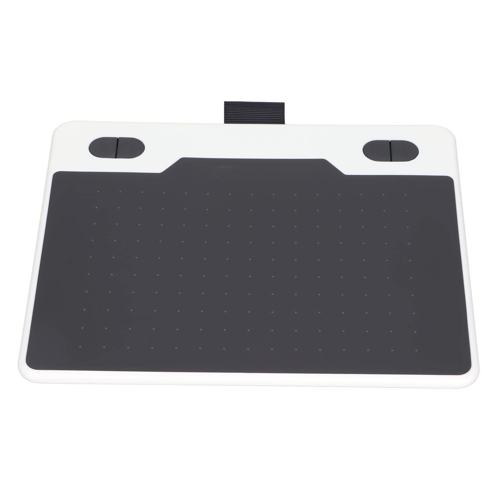 Tablette Graphique Numérique, Technologie D'induction électromagnétique sans Fil pour Les Designers Créatifs, Zone de Détection de 155mm/6.1 Pouces (Blanche)