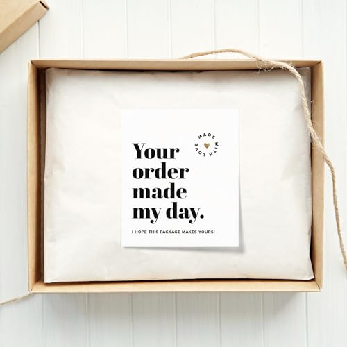 Thank You Cards for Small Business, 3x3.5, 100 Bulk Pack - Essential Packaging Supplies & Must-Haves for Customer Appreciation, Thank You Notes for Supporting My Small Business Cards, USA Owned - Image 7