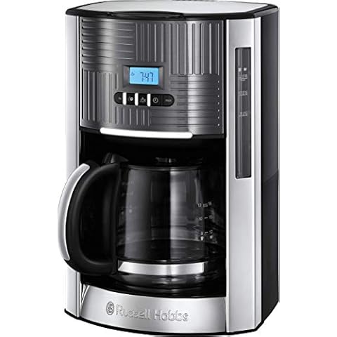 Russell Hobbs Kaffeemaschine Geo Edelstahl Grau Filterkaffeemaschine 25270-56 Cover