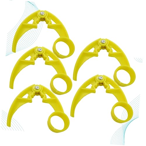 Cabilock 5pcs Nut Sheller Nutcrackers for Nuts Nut Crackers Melon Pliers Melon Opener Walnut Cracker Melon Scissors Yellow