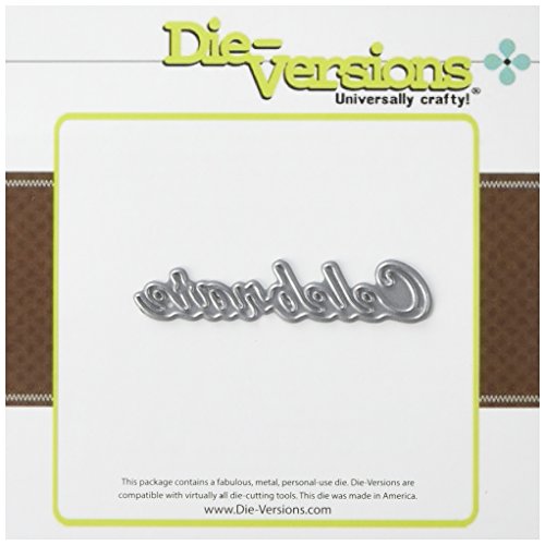 Sweet Wordlets Celebrate Word Design Die, Multi-colour, 2.062"X.4375"