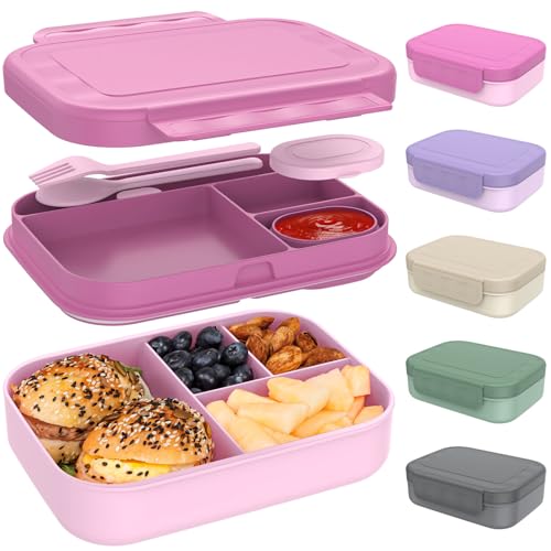 Caperci Stackable Bento Lunch Box for Adult & Teens -