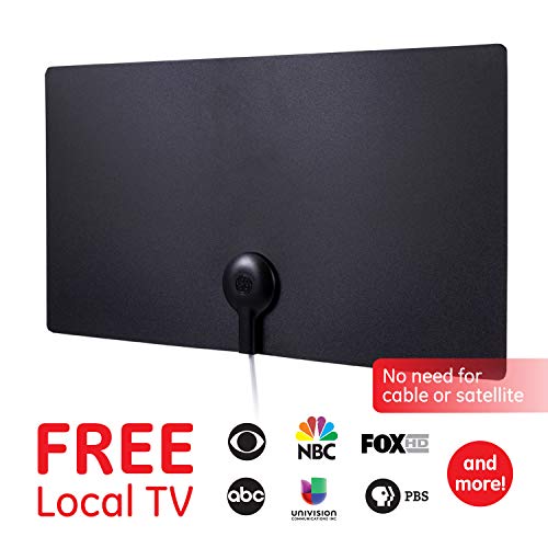 image for GE Ultra Edge Indoor HD Digital TV Antenna, Long Range Smart TV Antenn