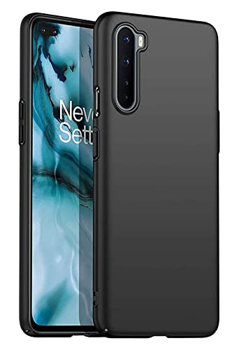 Image of Mobile Back Cover Case for Oneplus Nord (2020 Earlier Model) (Silicone Case|CameraProtection|Black SC1510)