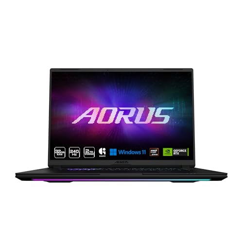 Image of GIGABYTE - AORUS Master 16 GEN 2 Gaming Laptop - 240Hz 2560x1600 WQXGA - NVIDIA GeForce RTX 5090 Laptop GPU - AMD Ryzen 9 9955HX3D - 2TB SSD - 32GB DDR5 RAM - Win11 Home AD - 5-Degree Black