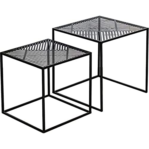 HOME DECO FACTORY SET 2 MESAS AUXILIARES RIGA