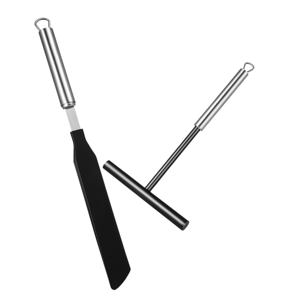 2juegos Utensilios Para Hacer Crepes De Acero Inoxidable Espátula y Esparcidor Herramienta Para Pancakes y Tortitas Cocina y Repostería