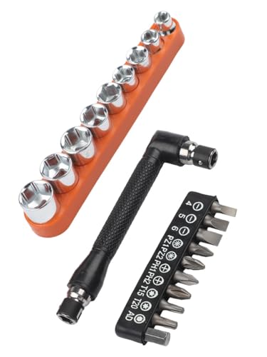 Llave de ángulo recto y mango para destornillador para espacios estrechos miniatura 4