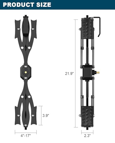 Image of X-Shape Wheel Chocks Stabilizer for RV, Camper Tire Stabilizers Dual Axle