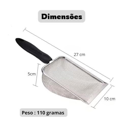 Pazinha coletora de fezes Aço Inox para Gatos | Pá Higiênica De Areia Para Gatos,Peneira de Areia pa