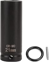 Vista 8 de FLZOSPER Toma de impacto de 6 puntos de 1/2 pulgada x 0.394 in de profundidad, 42 CR-MO