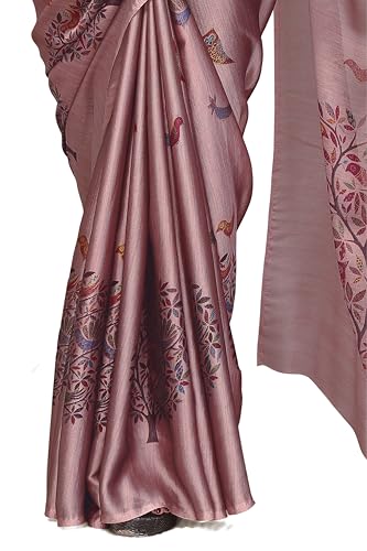 Image of MIRCHI FASHION Women's Ready to Wear 1 Minute Drape Chiffon Printed Saree with Blouse Piece