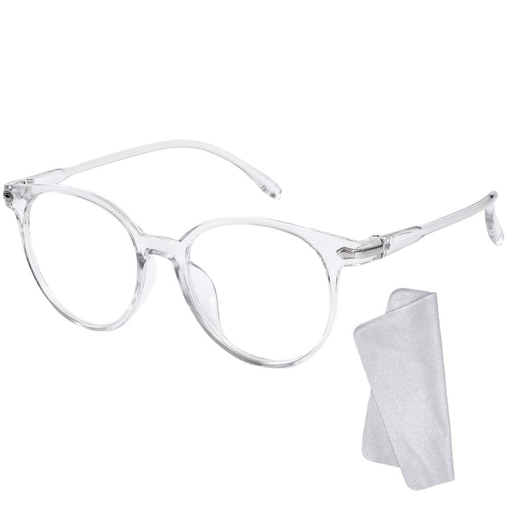 KINDOYO Anti Blue Light Glasses - Lightweight Gaming Reading Eyewear Anti Eyestrain Eyeglasses Clear Lens Outdoor Classic Unisex Glasses for Women Men
