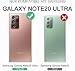Dexnor Kompatibel mit Hülle Samsung Galaxy Note 20 Ultra 5G, Integrierter Displayschutz und Ständer, Strapazierfähige Militär-Schutzhülle, Stoßfest, Kompatibel mit Samsung Note 20 Ultra - Schwarz