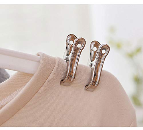 Row Cover Clips 40 Pack 2.2 Inch Stainless Steel Clothes Pins,Towel Clips Beach Towel,Garden Clips,Greenhouse Clips