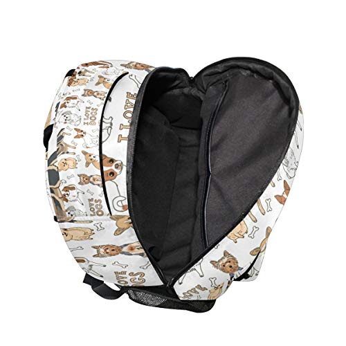 ALAZA-Cute-Doodle-Dog-Print-Animal-Large-Backpack-for-Kids-Boys-Girls-School-Student-Personalized-Laptop-iPad-Tablet-Travel-School-Bag-with-Multiple-Pockets - Cucciolini Doodles   ALAZA-Cute-Doodle-Dog-Print-Animal-Large-Backpack-for-Kids-Boys-Girls-School-Student-Personalized-Laptop-iPad-Tablet-Travel-School-Bag-with-Multiple-Pockets