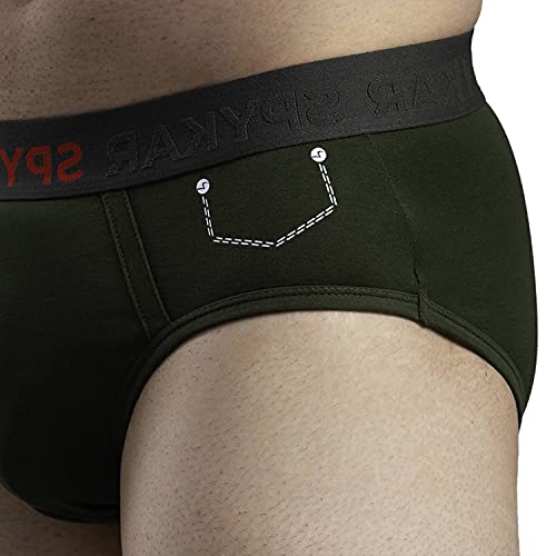 Image of Underjeans Men Cotton Blend Brief - Pack of 2