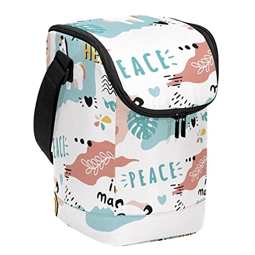 Lonchera de animales para niños bolsa bento reutilizable escolar 2