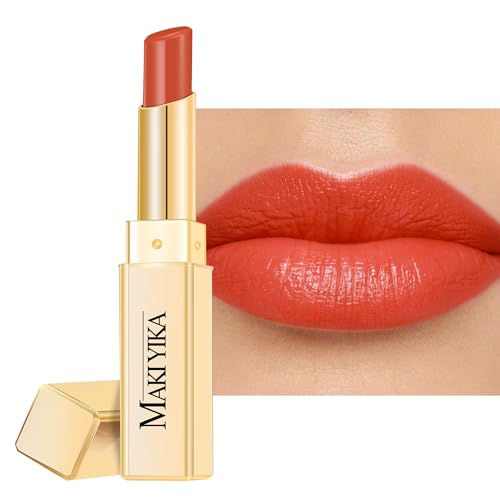 MAKI YIKA Moisture Red Lipstick for Women Hydrated Tinted Lip Bal...