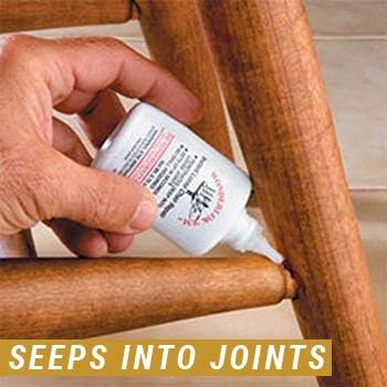 Miniatura 3 de Wonderlokking Tite Chairs, adhesivo para juntas de sillas y reparación de muebles por PC-Products, 0.71 oz 208113