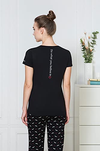 Image of Van Heusen Women's Cotton Relaxed Fit T-Shirt