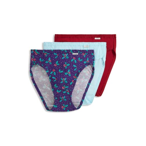 Image of Jockey Women's Underwear Plus Size 100% Cotton Elance French Cut - 3 Pack