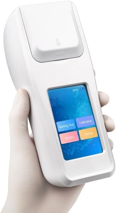 8-in-1 Pool Water Quality Tester - Fast Accurate Digital Monitor, Portable Touchscreen Tester for Swimming Pool, Spa, Hot Tub, Water Park & Indoor/Outdoor Pools